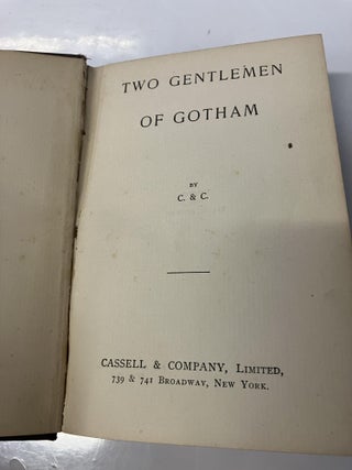 Two Gentlemen of Gotham