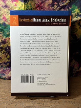 Encyclopedia of Human-Animal Relationships: A Global Exploration of Our Connections with Animals, Volume 2: Con-Eth (Vol 2 Only)