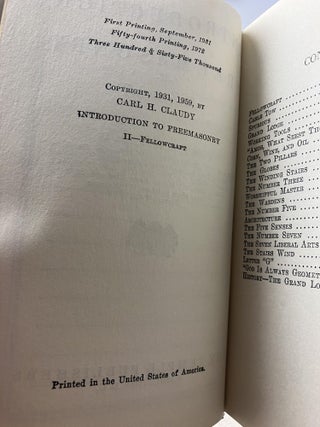 Introduction to Freemasonry: Fellowcraft