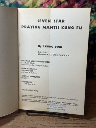 Seven-Star Praying Mantis Kung Fu