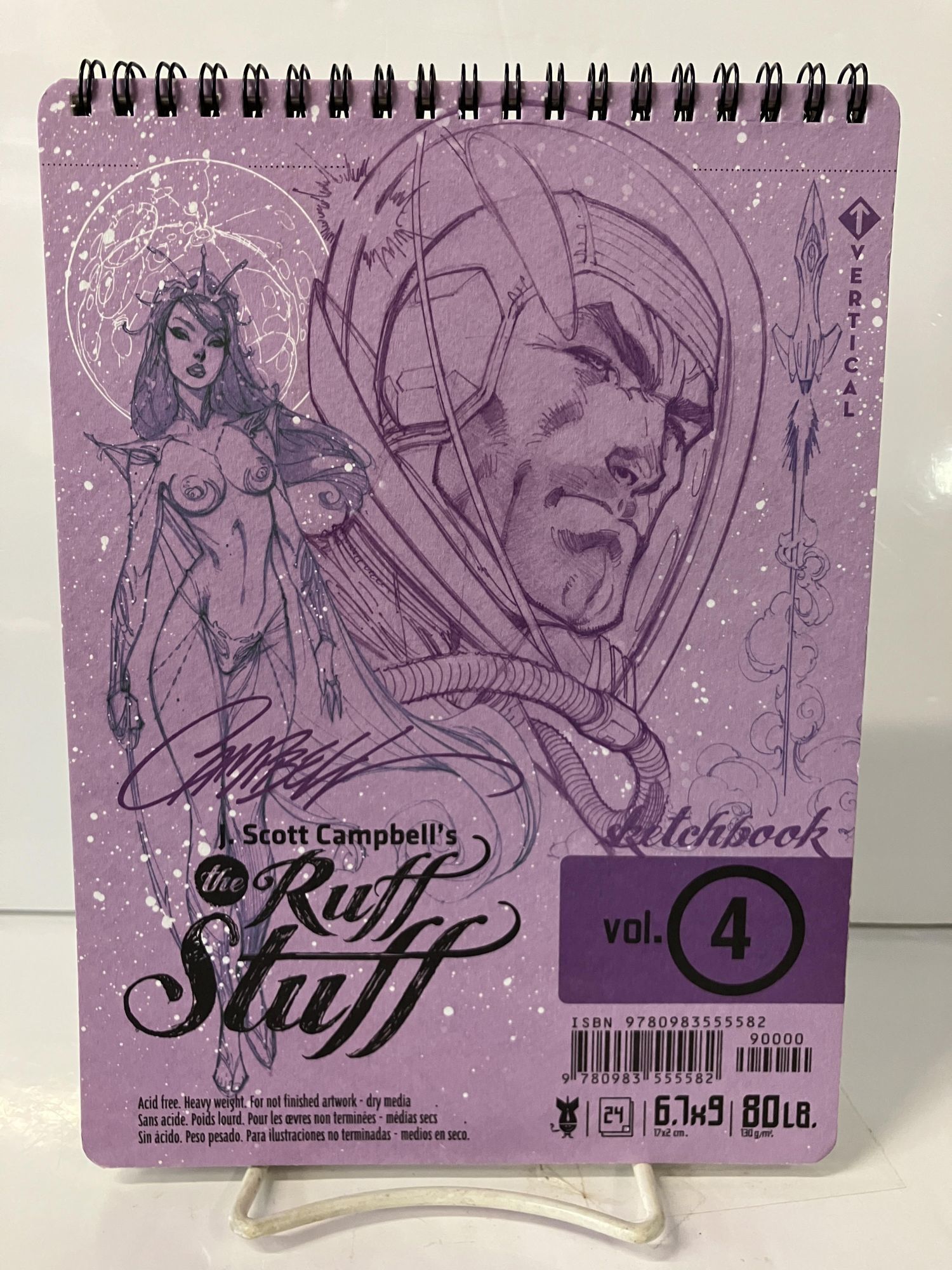 Rufflette Book The Ruff Stuff Sketchbook, Vol. 4 | J. Scott Campbell | Signed