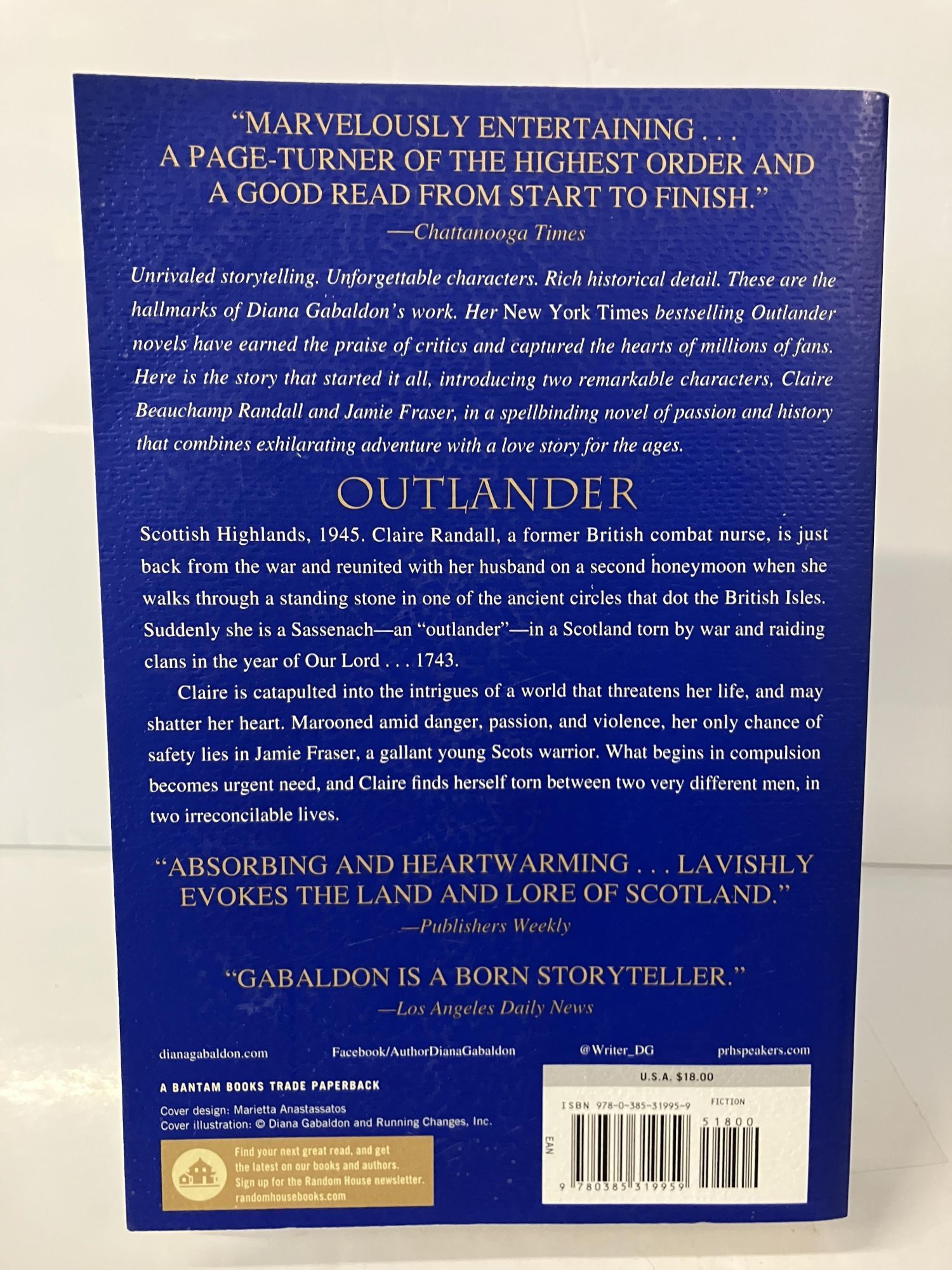 Outlander | Diana Gabaldon | Signed