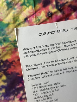 Cherokee Roots, Volume 1: Eastern Cherokee Rolls