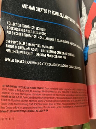 Ant-Man/Giant-Man Epic Collection: The Man In The Ant Hill