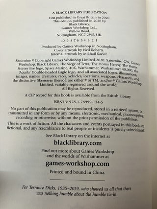 Saturnine: The Horus Heresy Siege of Terra