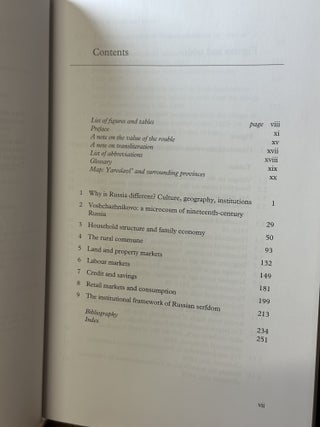 The Institutional Framework of Russian Serfdom