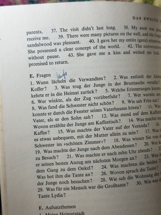 Das zweite Jahr: Buch I