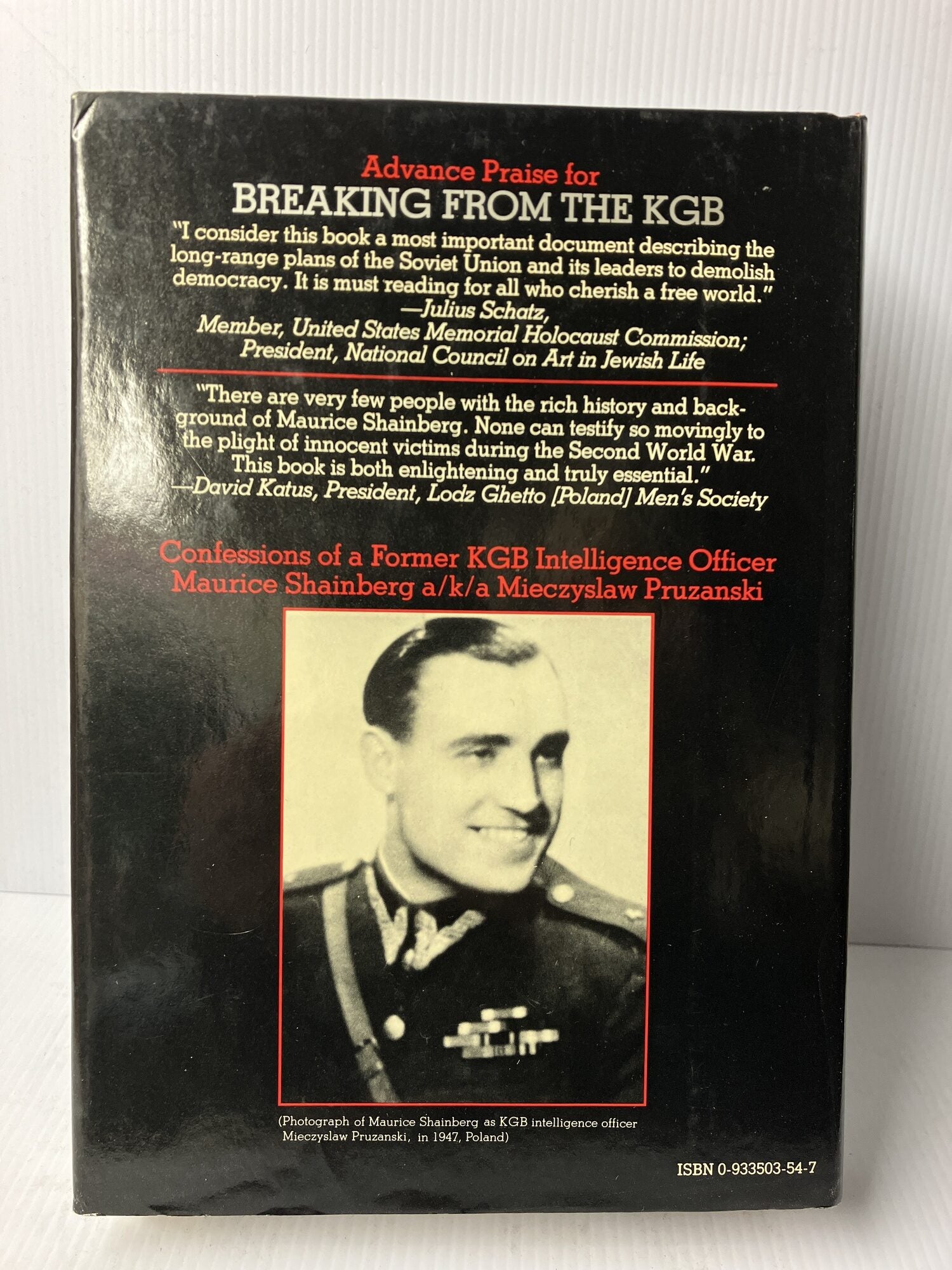 Breaking from the KGB: Warsaw Ghetto Fighter...Intelligence Officer ...