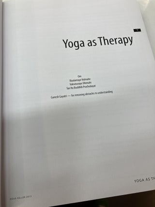 Yoga as Therapy, Vol. 2: Applications