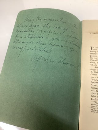 Alson J. Streeter - An Agrarian Liberal: Journal of the Illinois State Historical Society 12/1945 3/1946
