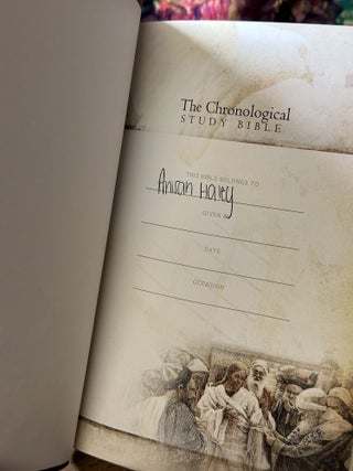 The Chronological Study Bible, New International Version