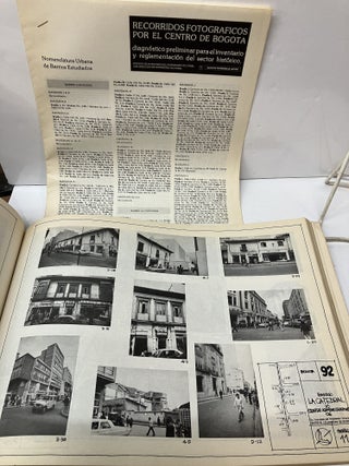 Recorridos fotograficos por el centro de Bogota: Diagnostico preliminat para el inventario y reglementacion del sector historico
