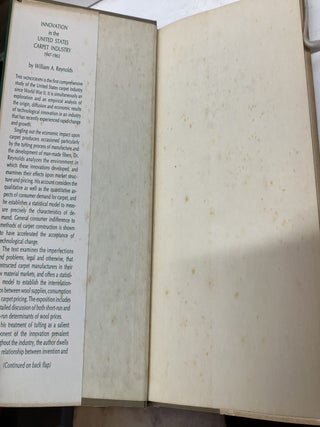 Innovation in the United States Carpet Industry, 1947-1963