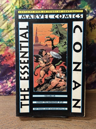 Item #116176 The Essential Conan, Volume #1 (Conan the Barbarian #1-25). Roy Thomas, Barry...