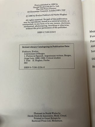 Dictionary of Borges