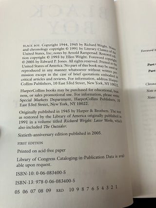 Black Boy: A Record of Childhood and Youth