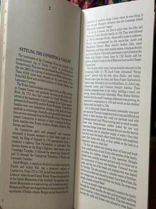 As Long As Wood Grows And Water Flows: A History of the Conestoga Mennonite Church