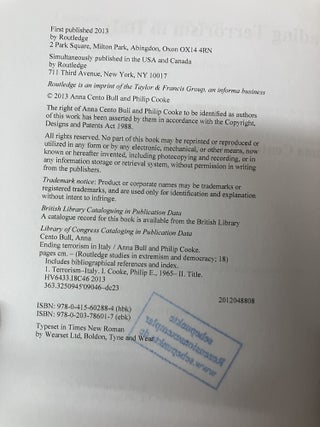 Ending Terrorism in Italy