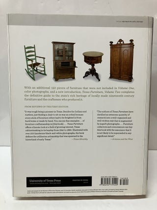 Texas Furniture, Volume Two: The Cabinetmakers and Their Work, 1840–1880