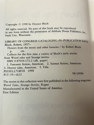 Flowers from the Moon and Other Lunacies