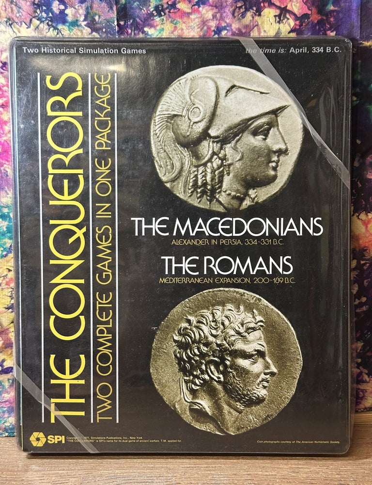 Item #117528 The Conquerors: Two Complete Games in One Package - The Macedonians & The Romans (A Historical Simulation Game)