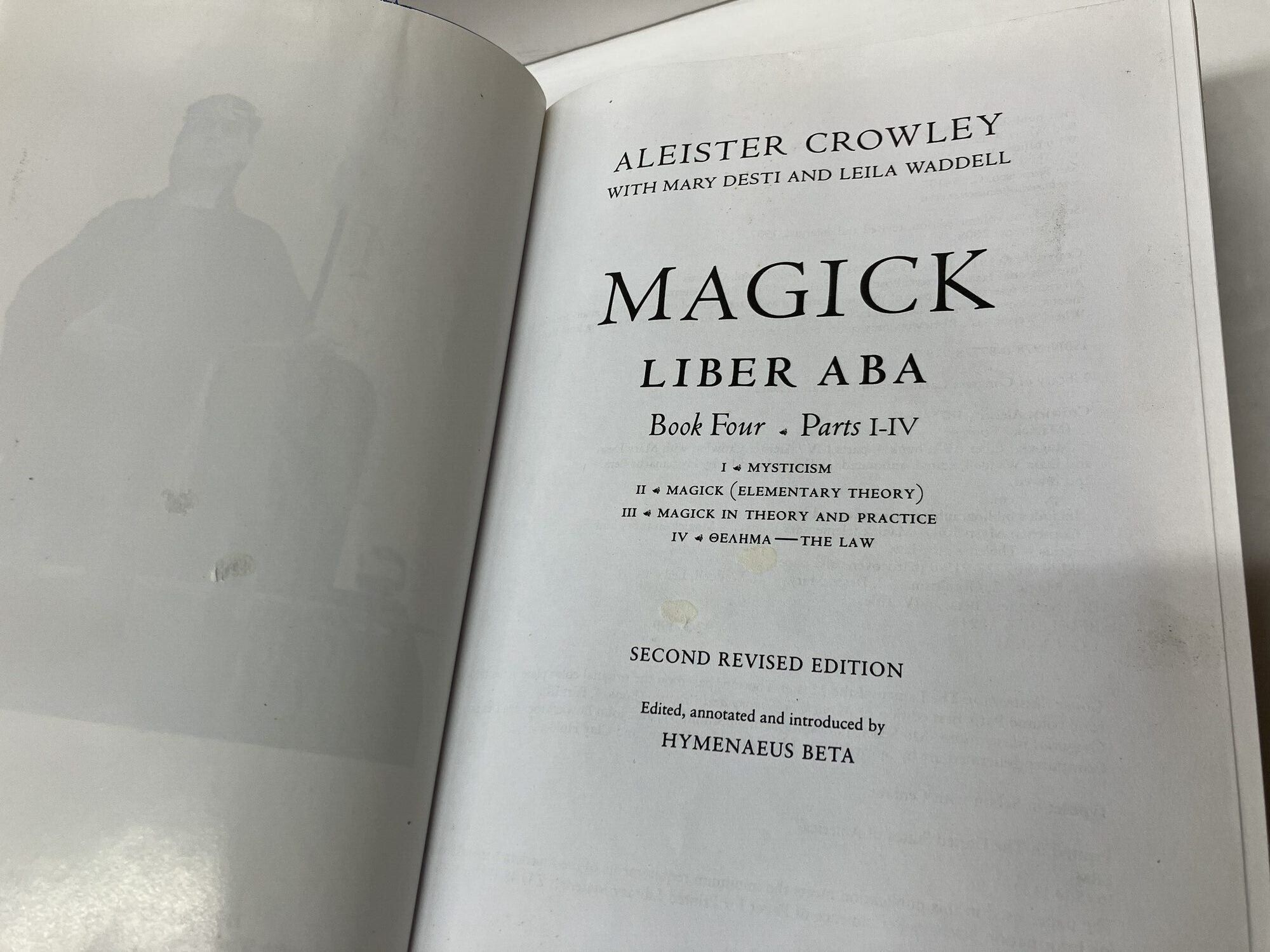 Magick Liber ABA, Book 4 | Aleister Crowley, Mary Desti, Leila Waddell ...