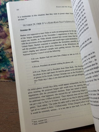 Nixon and the Dragon Lady: Did Richard Nixon Conspire with Anna Chennault in 1968 to Destroy Peace in Vietnam?