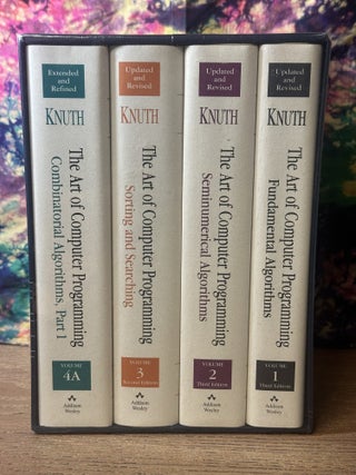 Item #118474 The Art of Computer Programming, 1-4A Box set. Donald E. Knuth