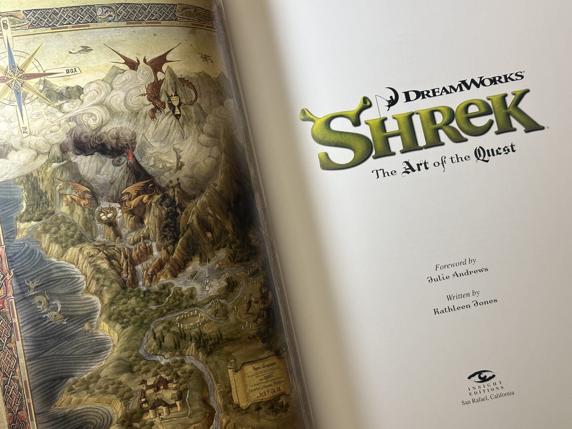 Shrek: The Art of the Quest w/ slipcase | Kathleen Jones | 1st edition