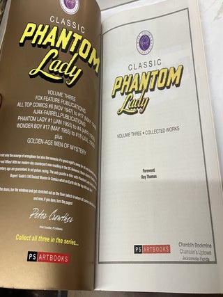 Roy Thomas Presents Classic...Phantom Lady, Volume 3