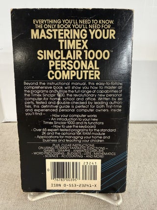 Mastering Your Timex-Sinclair 1000 Personal Computer