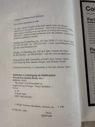 The Insider's Tell-All Handbook on Weight-Training Technique