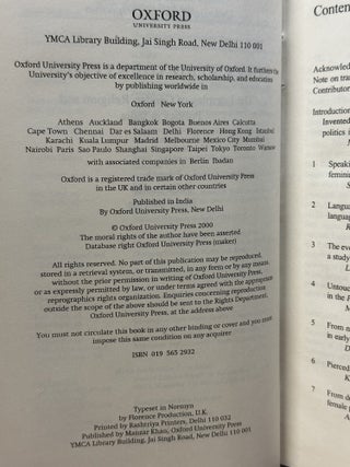 Invented Identities: The Interplay of Gender, Religion and Politics in India
