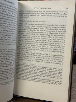 Invented Identities: The Interplay of Gender, Religion and Politics in India