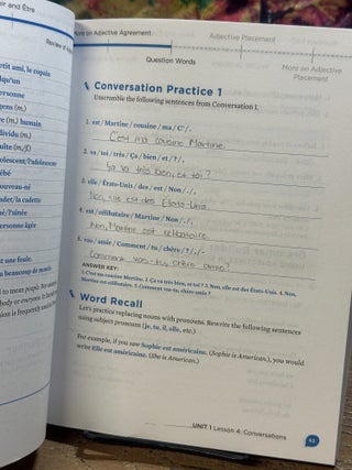 Living Language: French (set including Essential, Intermediate, Advanced, Notebook and 9 CDs)