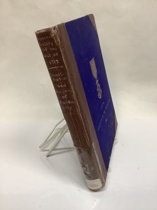 The Constitution and Register of Membership of the General Society of the War of 1812 to October 1, 1899
