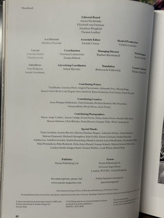 System, Issue Number 14 - Autumn/Winter 2019