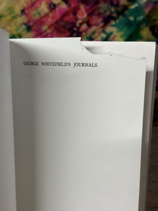 George Whitefield's Journals
