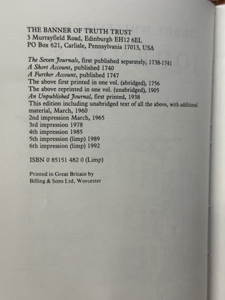 George Whitefield's Journals