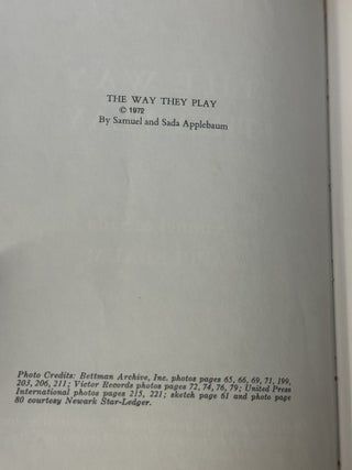 The Way They Play, 14 volume set