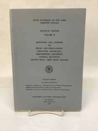 Item #119692 Nautical Science, Volume II: Questions and Answers on Rules and Regulations,...