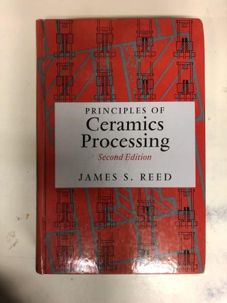 Item #63790 Principles of Ceramics Processing. James S. Reed