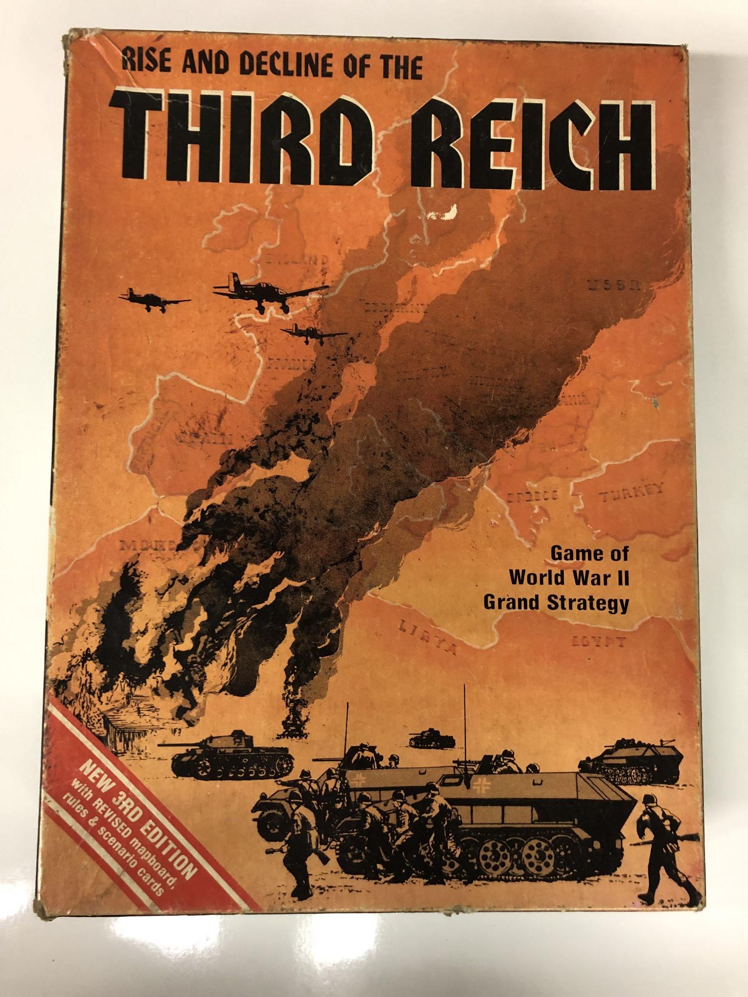 AH: Rise & Decline of the Third Reich, Game of WWII Grand Strategy, Board  Game by AH Avolon Hill on Chamblin Bookmine