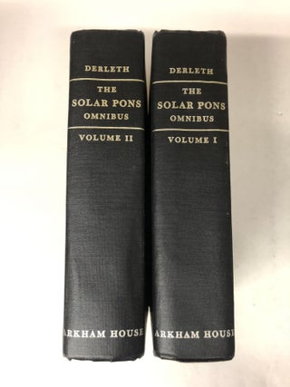 Item #64085 Solar Pons Omnibus (two volume set). August Derleth