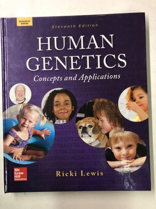 Item #64121 Human Genetics Concepts and Applications. Ricki Lewis Dr