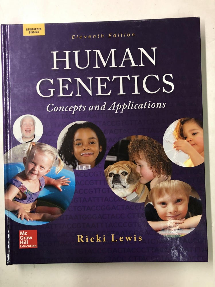 Item #64121 Human Genetics Concepts and Applications. Ricki Lewis Dr.