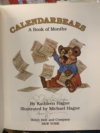 Calendarbears: A Book of Months