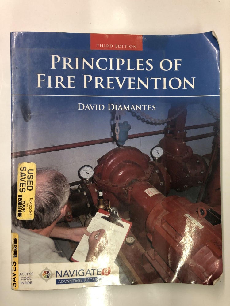 Item #64402 Principles of Fire Prevention. David Diamantes Diamantes.
