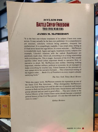 Battle Cry of Freedom, The Civil War Era