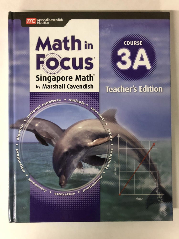 Item #64496 Math in Focus, the Singapore Approach: Grade 8. Houghton Mifflin Harcourt.